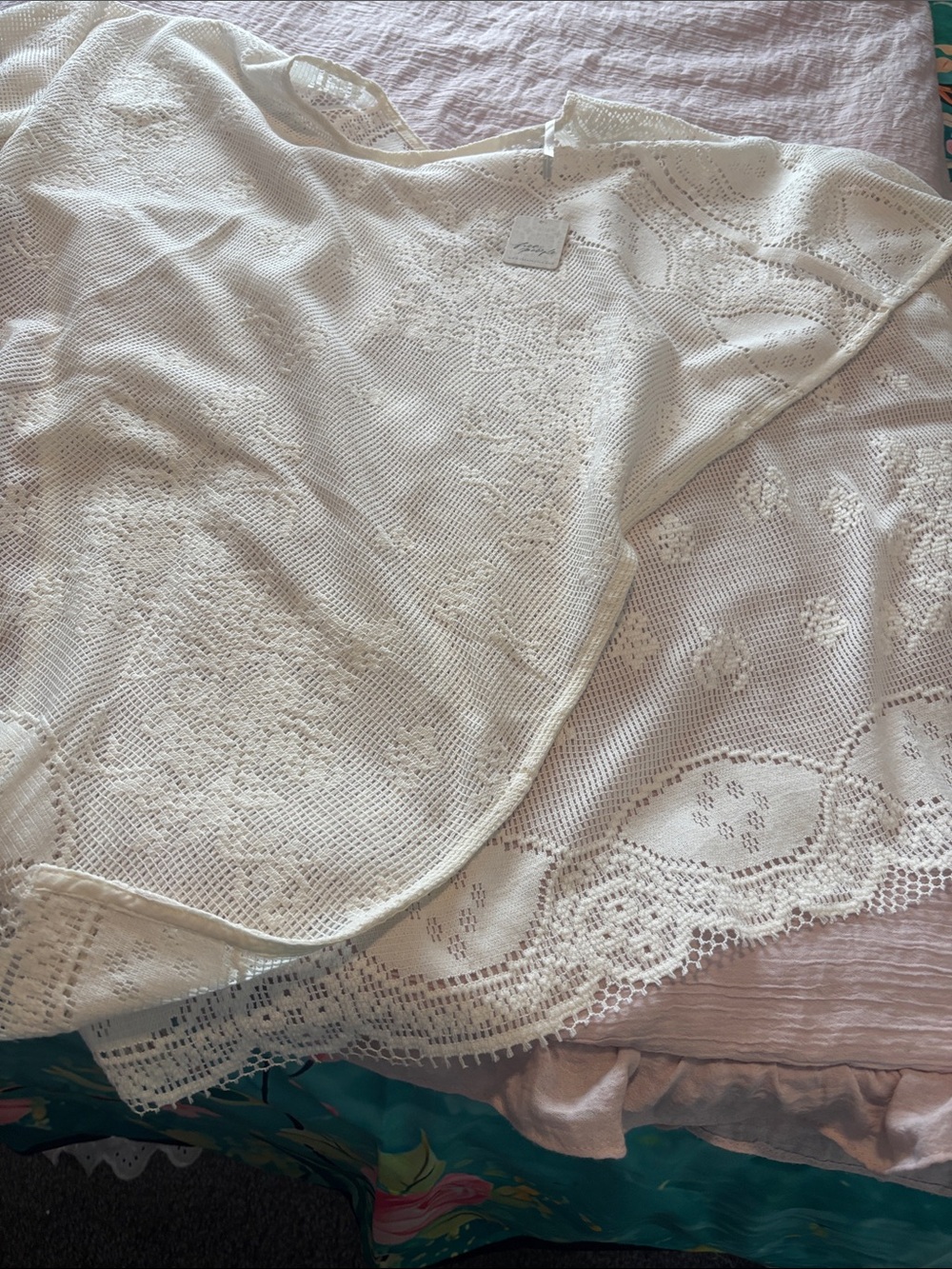 Lace poncho